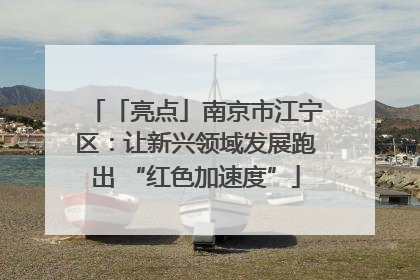 「亮点」南京市江宁区：让新兴领域发展跑出 “红色加速度”