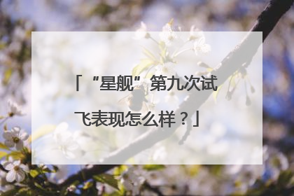 “星舰”第九次试飞表现怎么样？