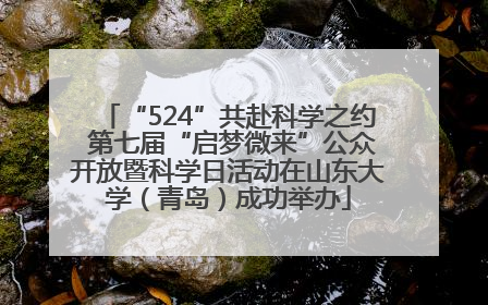 “524”共赴科学之约 第七届“启梦微来”公众开放暨科学日活动在山东大学（青岛）成功举办