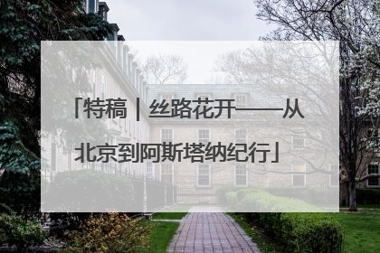 特稿｜丝路花开——从北京到阿斯塔纳纪行