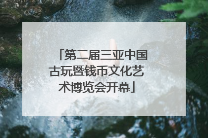 第二届三亚中国古玩暨钱币文化艺术博览会开幕