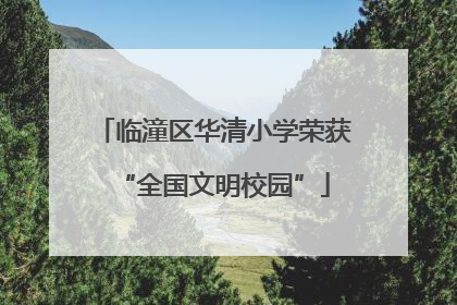 临潼区华清小学荣获“全国文明校园”