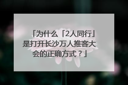 为什么「2人同行」是打开长沙万人推客大会的正确方式？