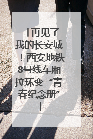 再见了 我的长安城！西安地铁8号线车厢拉环变“青春纪念册”