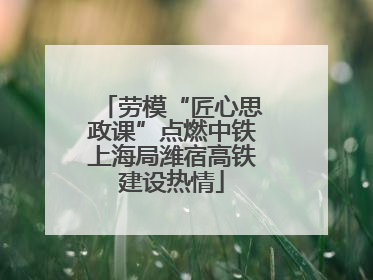 劳模“匠心思政课”点燃中铁上海局潍宿高铁建设热情