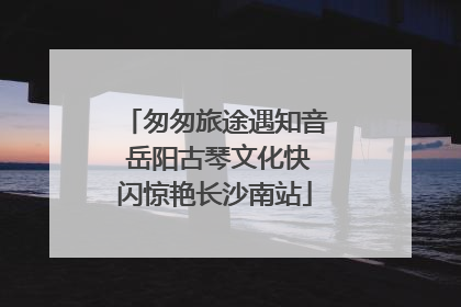 匆匆旅途遇知音 岳阳古琴文化快闪惊艳长沙南站