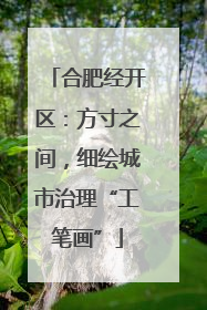 合肥经开区：方寸之间，细绘城市治理“工笔画”