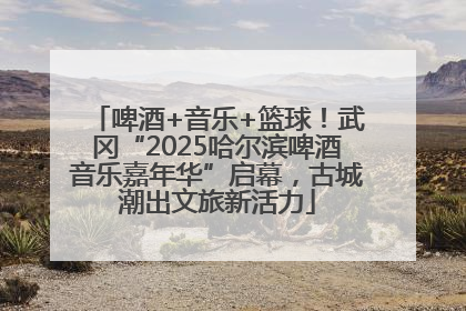 啤酒+音乐+篮球！武冈“2025哈尔滨啤酒音乐嘉年华”启幕，古城潮出文旅新活力