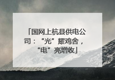 国网上杭县供电公司：“光”耀鸡舍，“电”亮增收