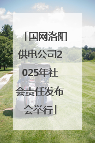 国网洛阳供电公司2025年社会责任发布会举行