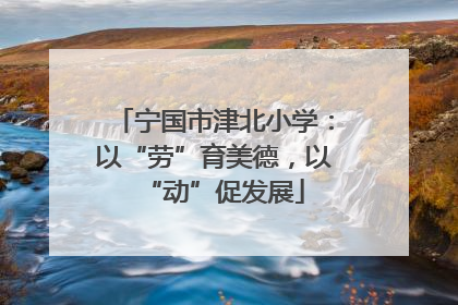 宁国市津北小学：以“劳”育美德，以“动”促发展