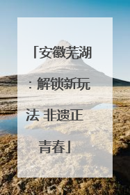安徽芜湖：解锁新玩法 非遗正青春