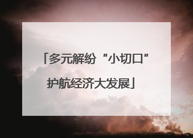 多元解纷“小切口” 护航经济大发展