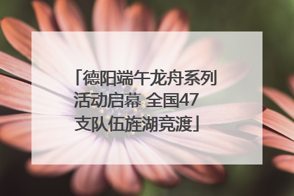 德阳端午龙舟系列活动启幕 全国47支队伍旌湖竞渡
