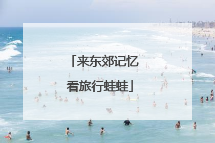 来东郊记忆 看旅行蛙蛙