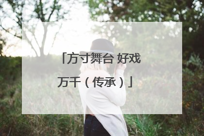 方寸舞台 好戏万千（传承）