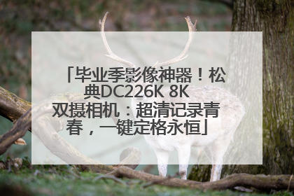 毕业季影像神器！松典DC226K 8K双摄相机：超清记录青春，一键定格永恒