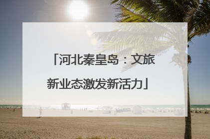 河北秦皇岛：文旅新业态激发新活力