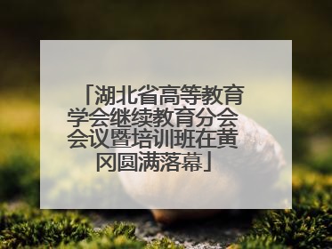湖北省高等教育学会继续教育分会会议暨培训班在黄冈圆满落幕