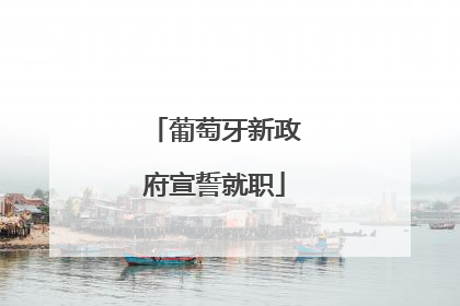 葡萄牙新政府宣誓就职
