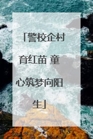 警校企村育红苗 童心筑梦向阳生