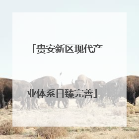 贵安新区现代产业体系日臻完善