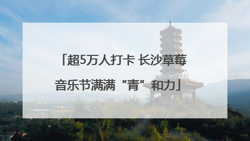 超5万人打卡 长沙草莓音乐节满满“青”和力