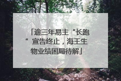 逾三年易主“长跑”宣告终止，海王生物业绩困局待解