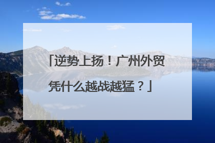 逆势上扬！广州外贸凭什么越战越猛？