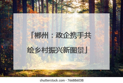 郴州：政企携手共绘乡村振兴新图景