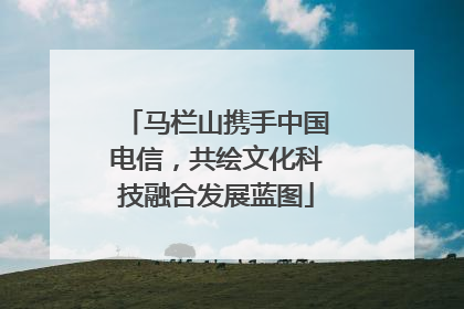马栏山携手中国电信，共绘文化科技融合发展蓝图